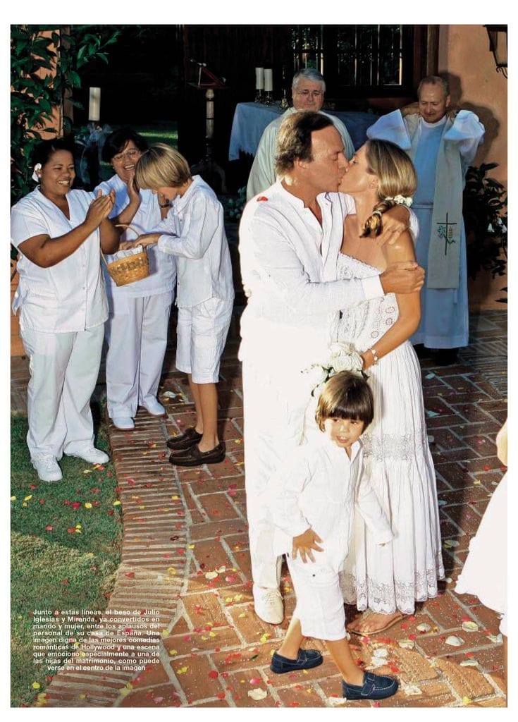 Hola 3449. Boda Julio Iglesias y Miranda
