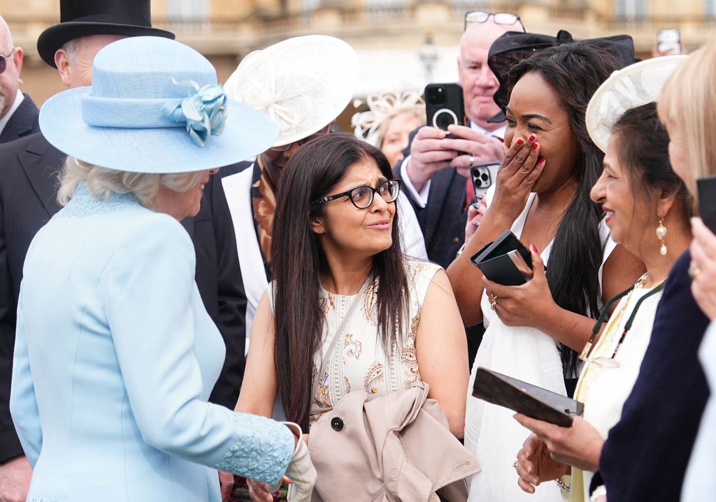 Camilla hizo reír a carcajadas a sus invitados