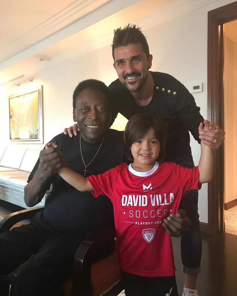 El hijo de David Villa ya golea con el Atlético: "Voy a ser mejor que mi padre"