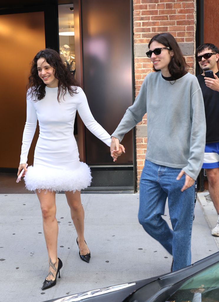 La pareja disfrutando en Nueva York.