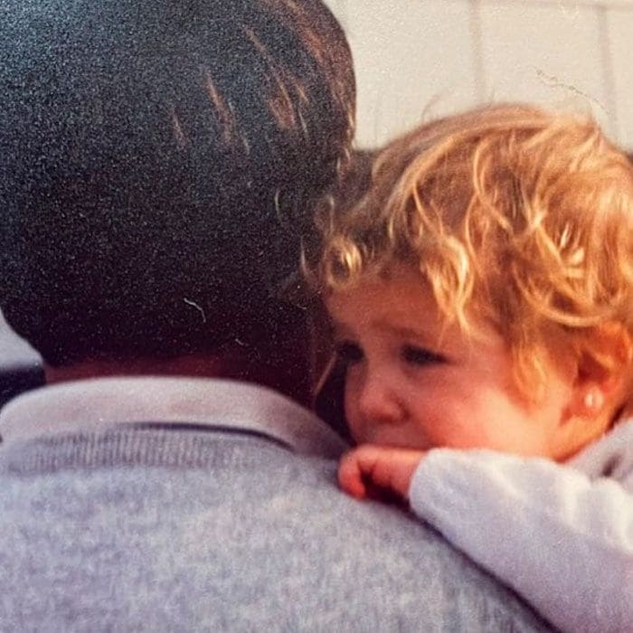 Carmen Ballesteros Botín con su padre, Seve Ballesteros