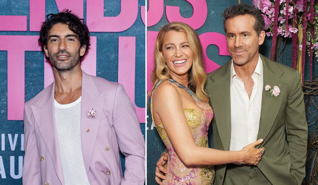 Justin Baldoni, Blake Lively y Ryan Reynolds