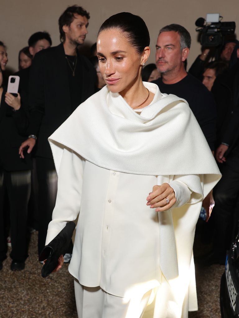 Meghan Markle en el desfile de Balenciaga