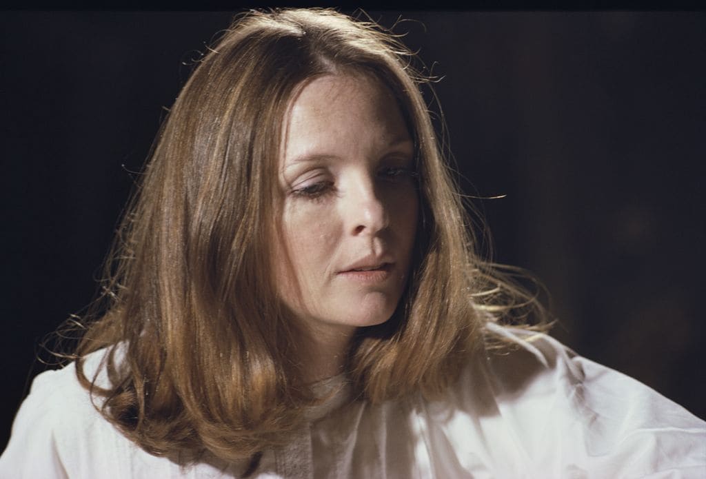 Diane Keaton, durante el rodaje de 'Love and Death' en 1974