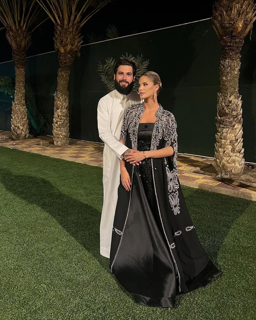 Jota Peleteiro y Ajla el día de su boda