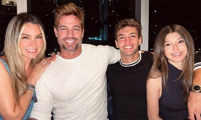 William Levy con su exmujer Elizabeth Gutiérrez y sus hijos