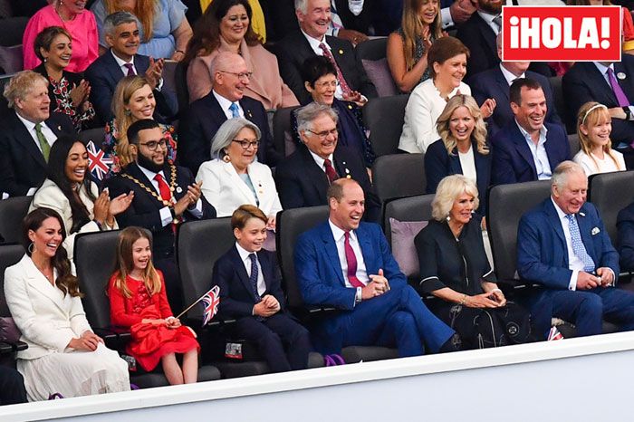 Los Windsor lo dan todo en la fiesta en homenaje a Isabel II