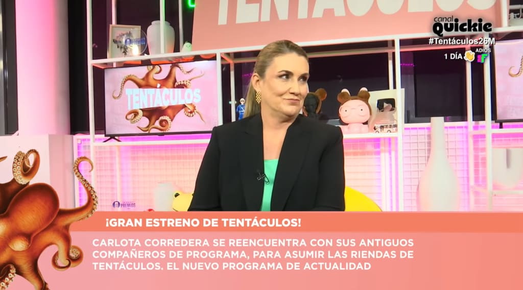 Carlota Corredera vuelve a la pequeña pantalla con 'Tentáculos'