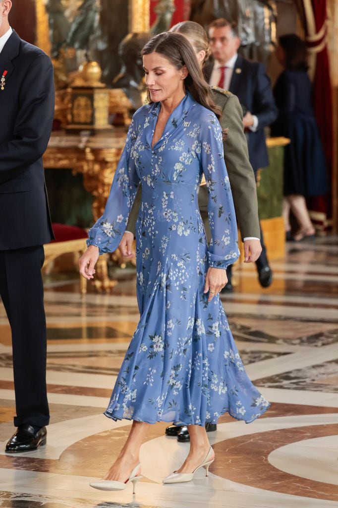 Reina Letizia el 12 de octubre de 2023