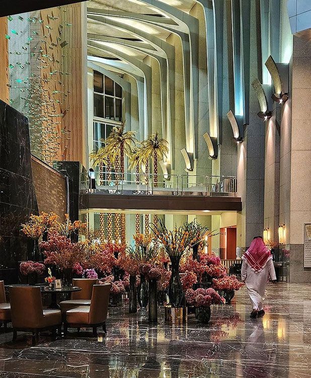 Recibidor del hotel Four Seasons de Riad 