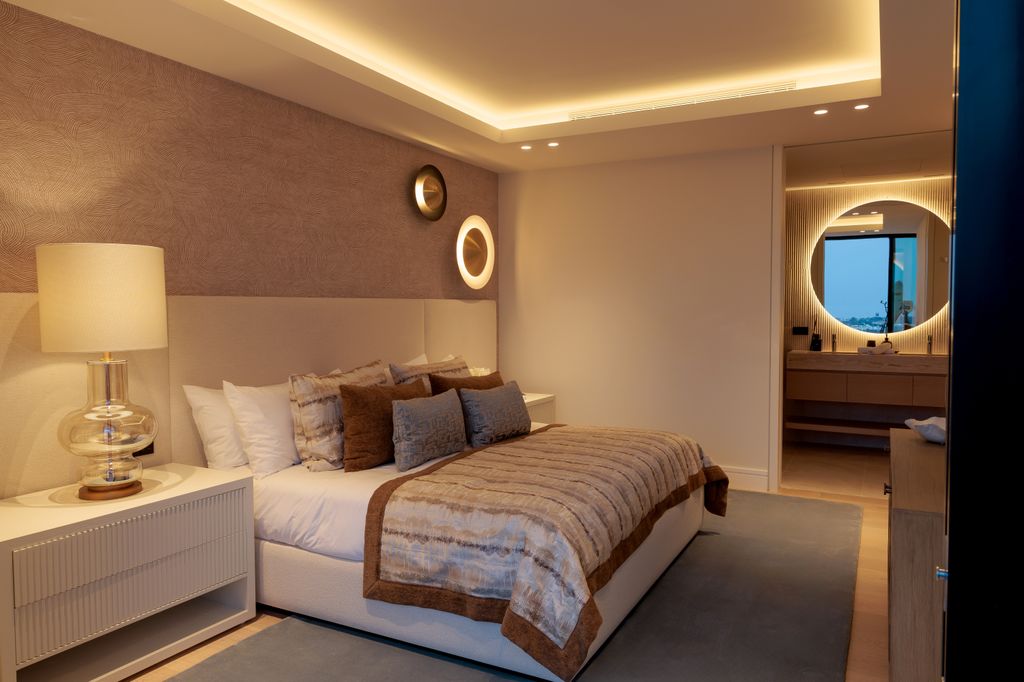 Dormitorio iluminado