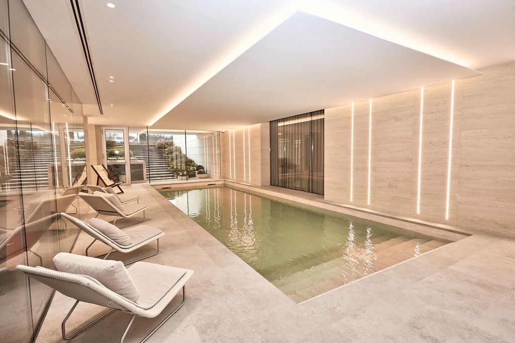 La piscina climatizada