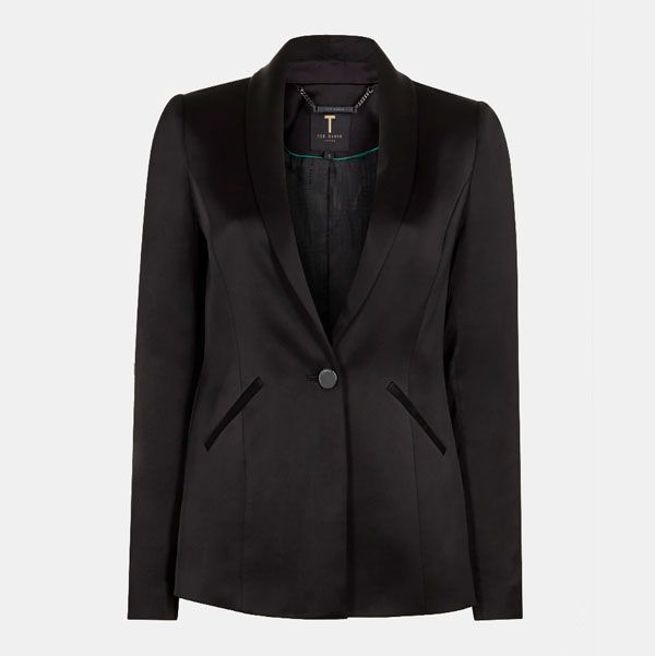 blazer satinada