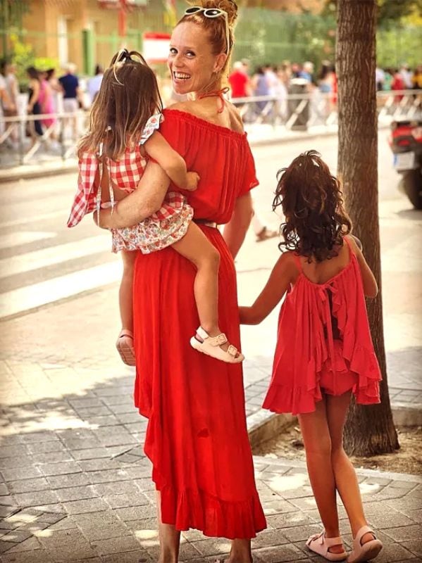 María Castro y su familia