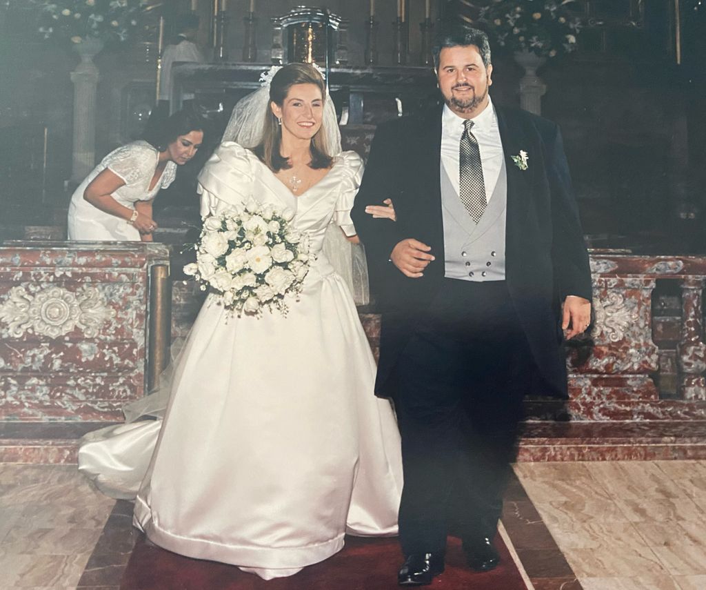 Raúl de Molina y Mili se casaron en 1992