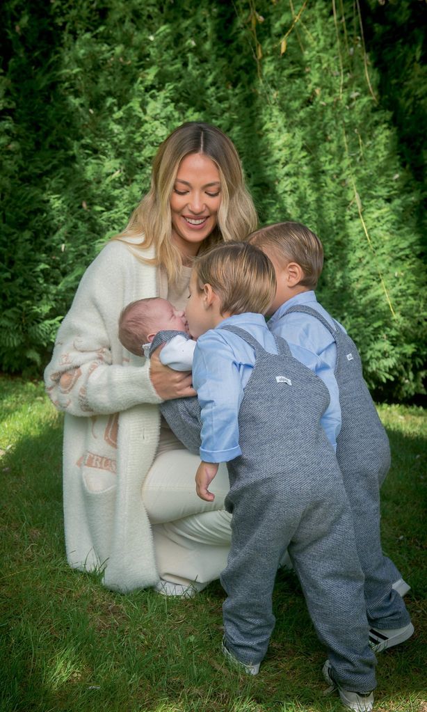 Alice Campello y Álvaro Morata presentan a su tercer hijo, Edoardo