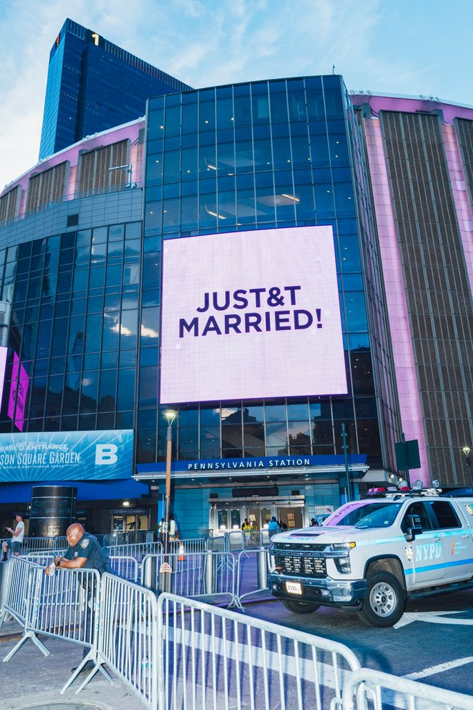 La boda de Taylor Swift y Travis Kelce paralizó Nueva York al celebrarse en el Madison Square Garden. 