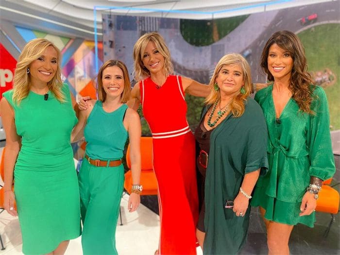 Susanna Griso, con sus compañeras en plató