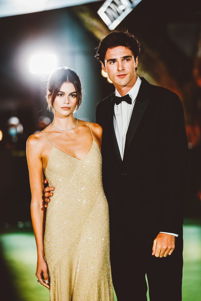 Jacob Elordi y Kaia Gerber en The Academy Museum of Motion Pictures en 2021