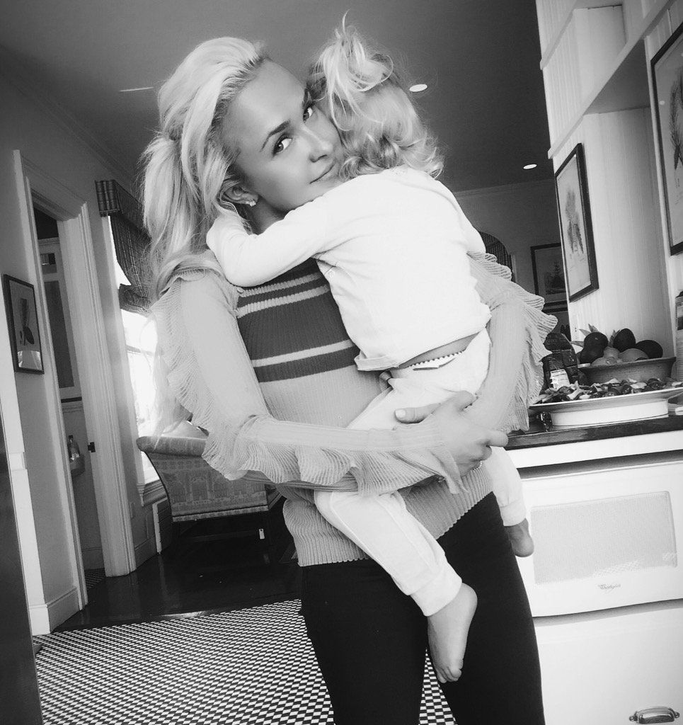 Hayden Panettiere con su hija Kaya.