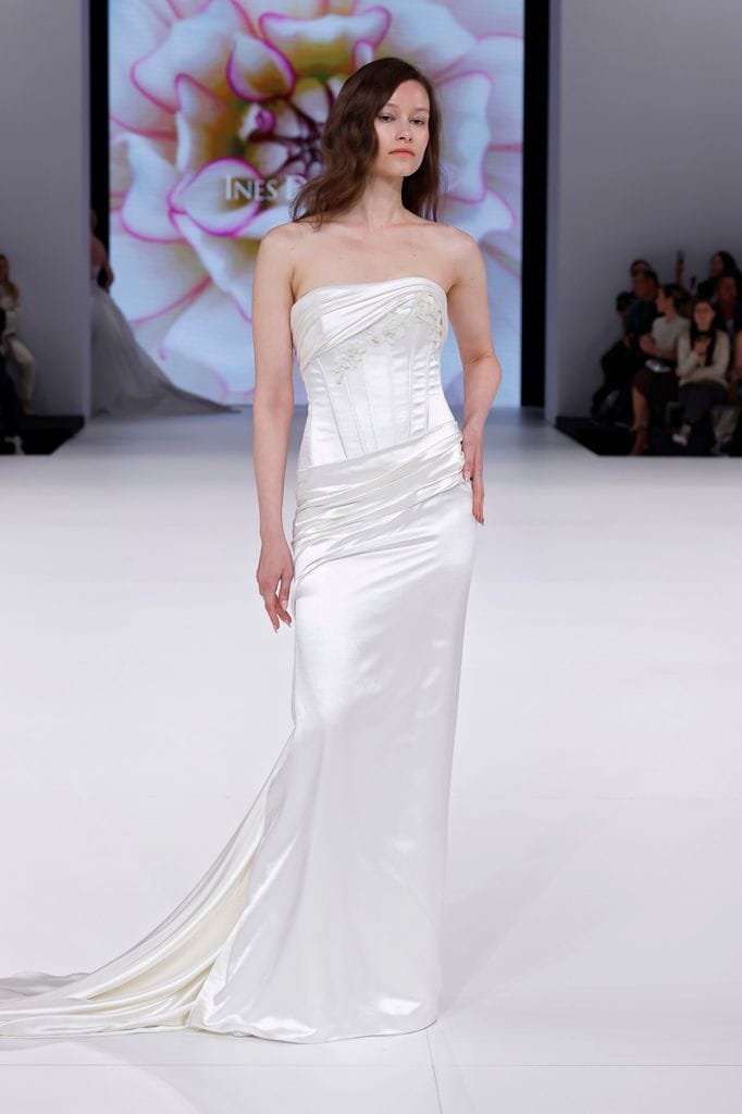 Ines di Santo en Barcelona Bridal Fashion Week