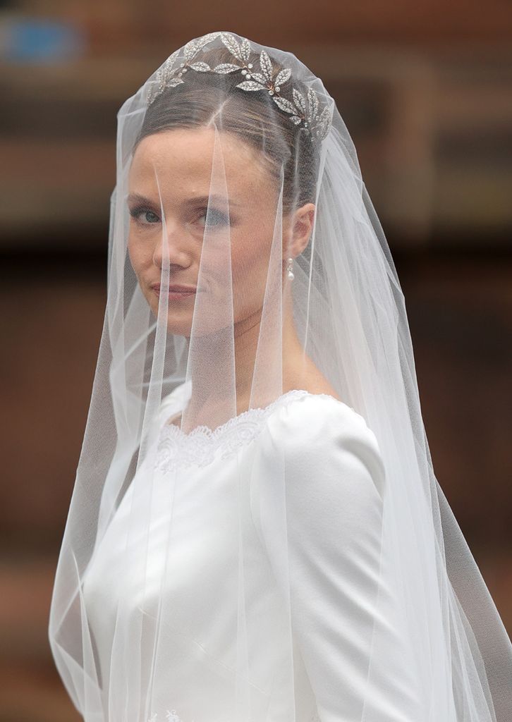 Olivia Henson en su boda