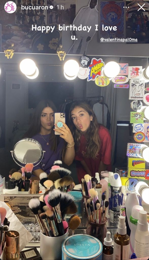 Bu Cuarón se refirió a Valentina Paloma como su 'hermana del alma'.