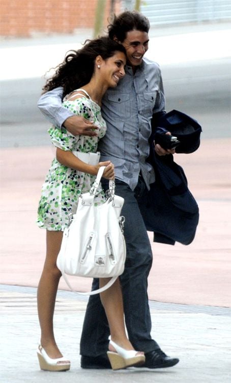 Rafa Nadal y Mery Perelló