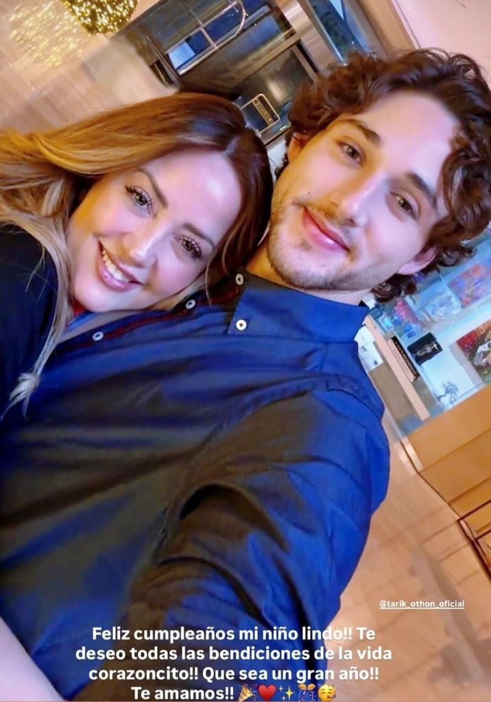 Andrea Legarreta felicitó al novio de su hija