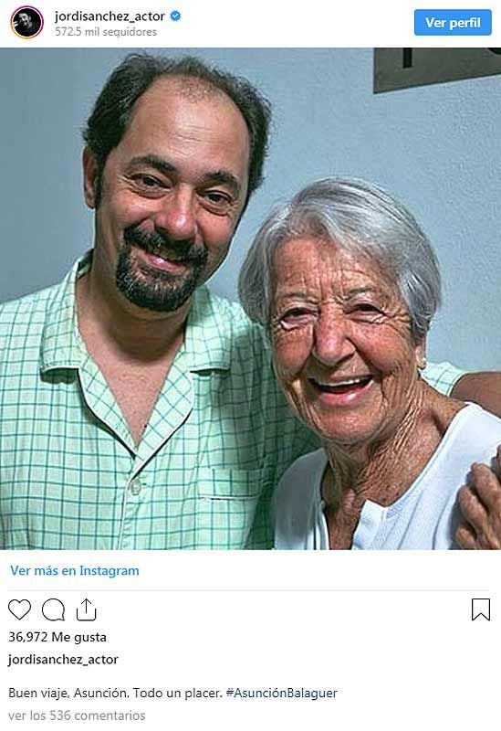 Compañeros y amigos del mundo del espectáculo recuerdan emocionados a Asunción Balaguer 