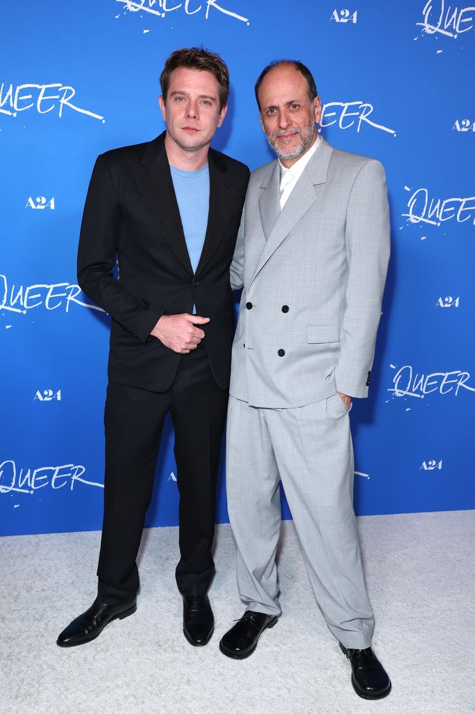 Jonathan Anderson y Luca Guadagnino en la premier de Queer.