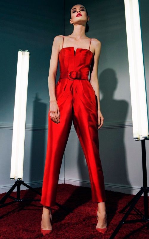 Jumpsuit rojo