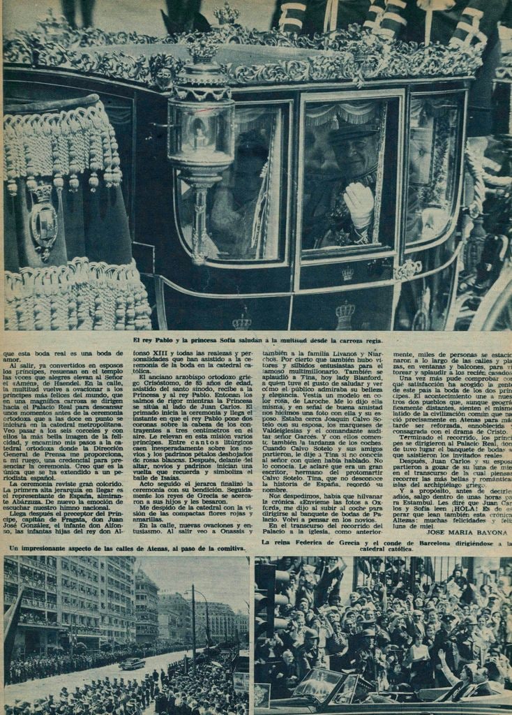 Boda reina Sofía y rey Juan Carlos HOLA