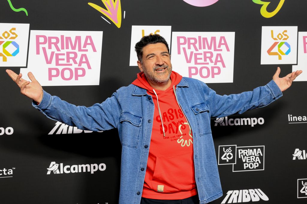 El presentador Tony Aguilar durante el photocall del Festival Los40 Primavera Pop Madrid 2026