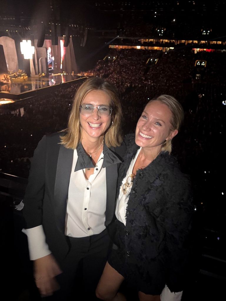 Sandra y su futura mujer, en el concierto de Céline Dion en París