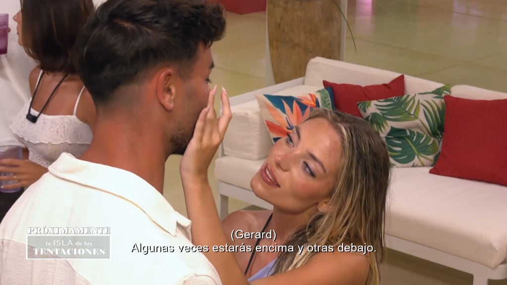 Gerard y Claudia en el adelanto