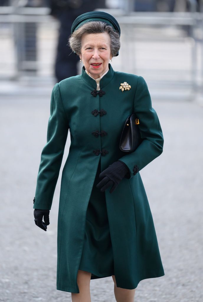La princesa Ana en el Commonwealth Day Service en la Abadía de Westminster Abbey (Londres), el 9 de marzo de 2026