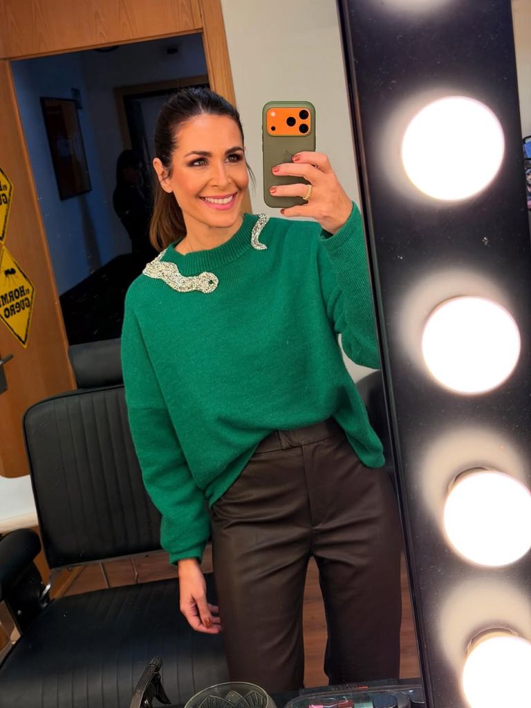 el jersey español de Nuria Roca en El Hormiguero
