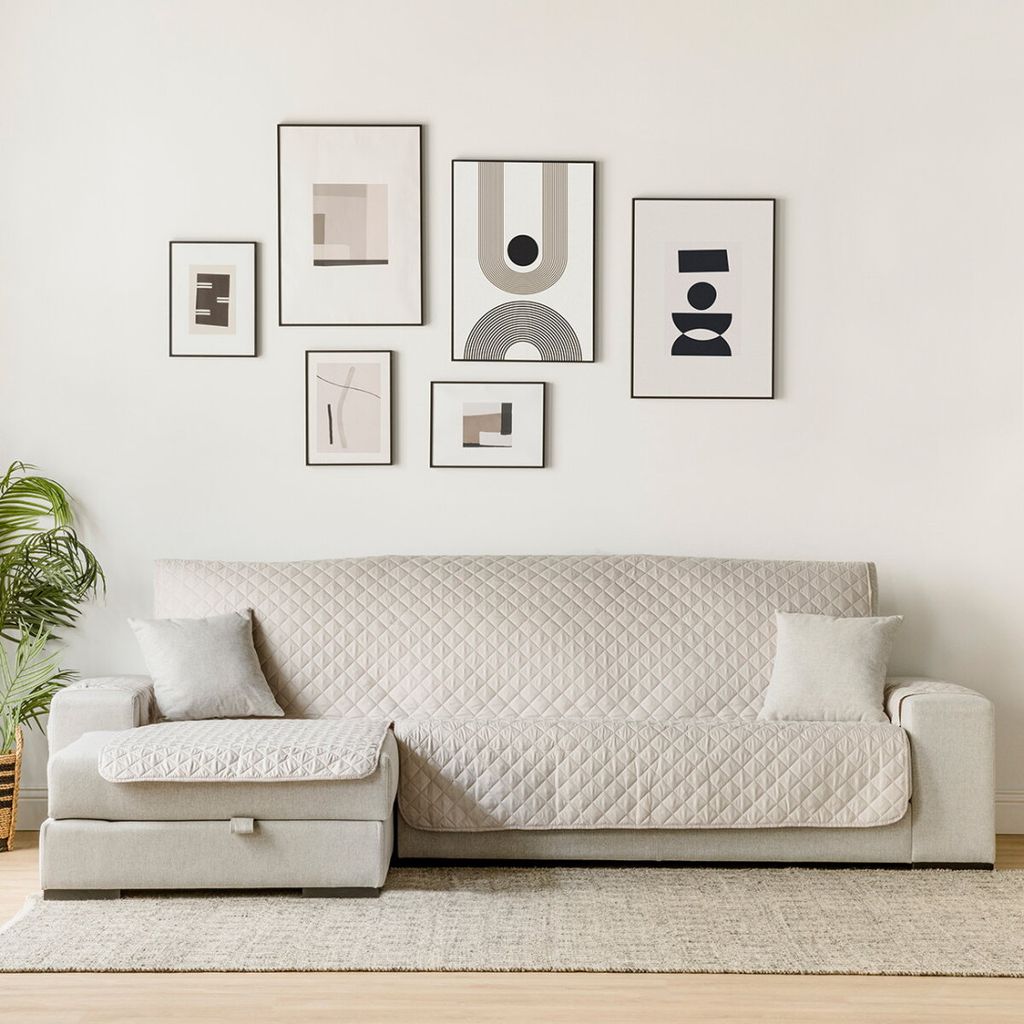 Funda para sofá con chaise longue