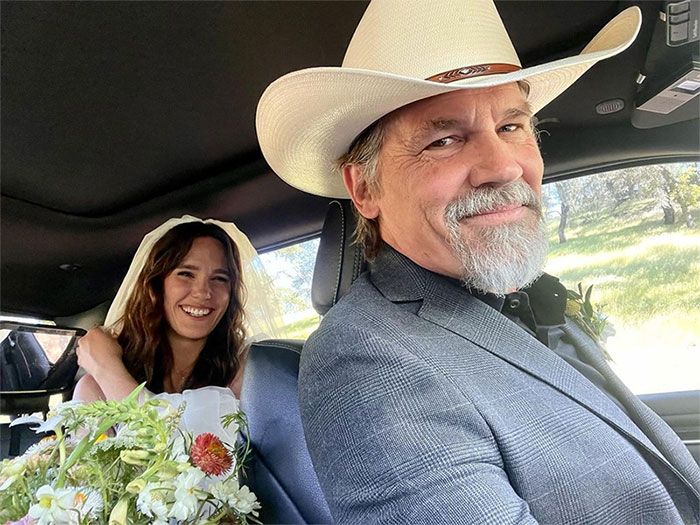 Boda de la hija de Josh Brolin