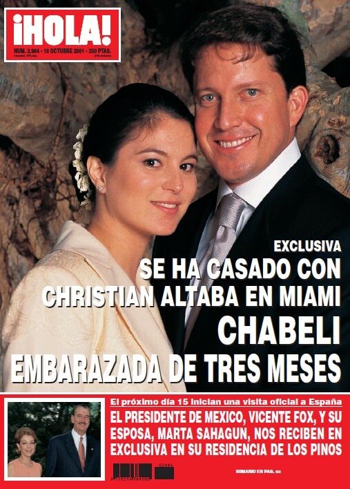 Portada HOLA Boda Chábeli Iglesias y Christian Altaba