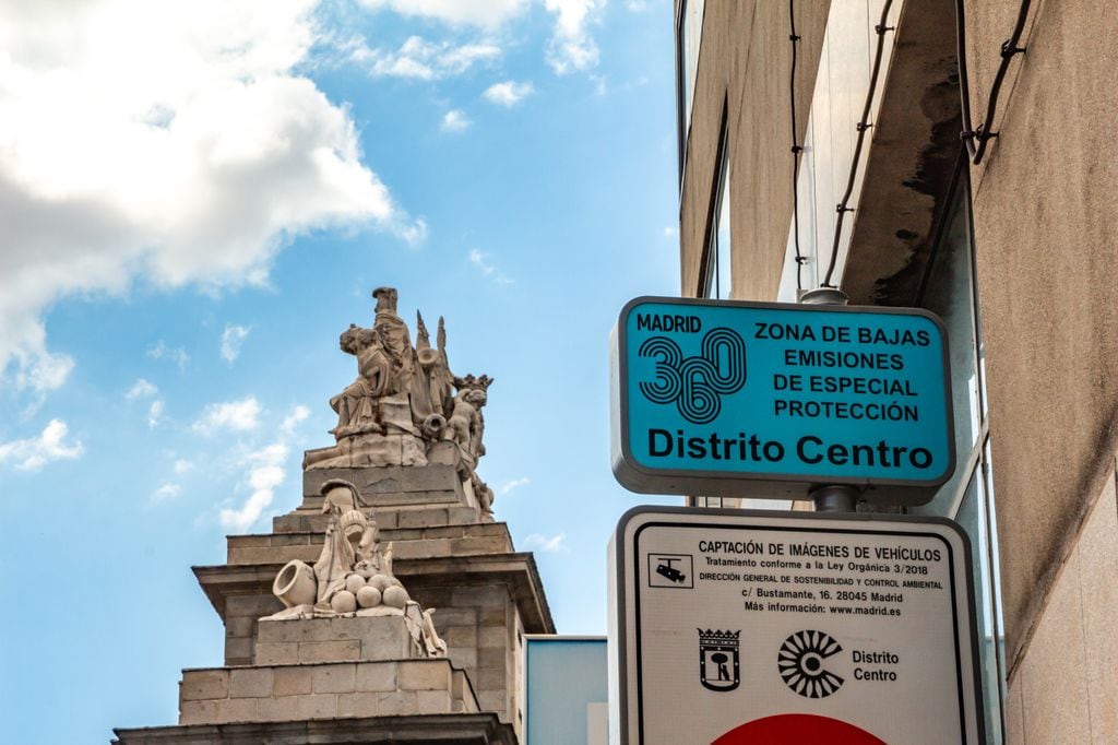 Señal de Zonas de Bajas Emisiones de Especial Protección