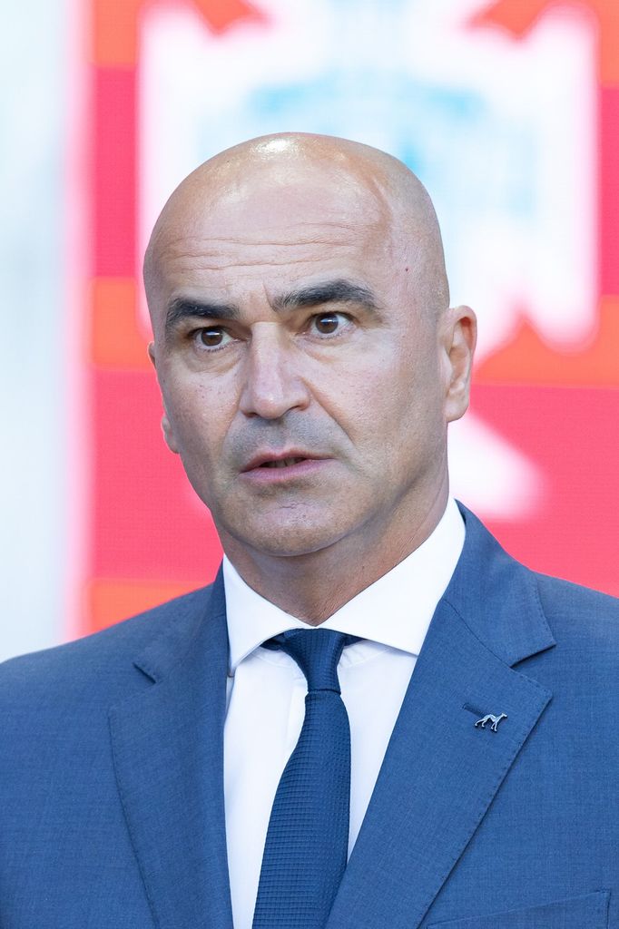 Roberto Martínez, previo a un partido de Portugal