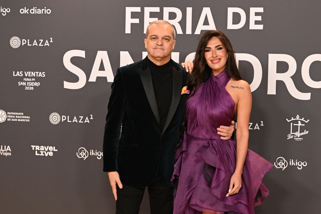 Ramón García y Gemma Camacho durante el acto en el que se han dado a conocer los carteles de la Feria de San Isidro