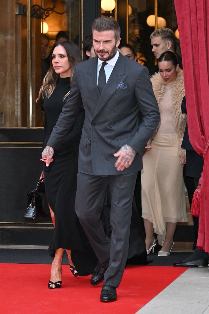 Los Beckham al completo en la Semana de la Moda Masculina de París