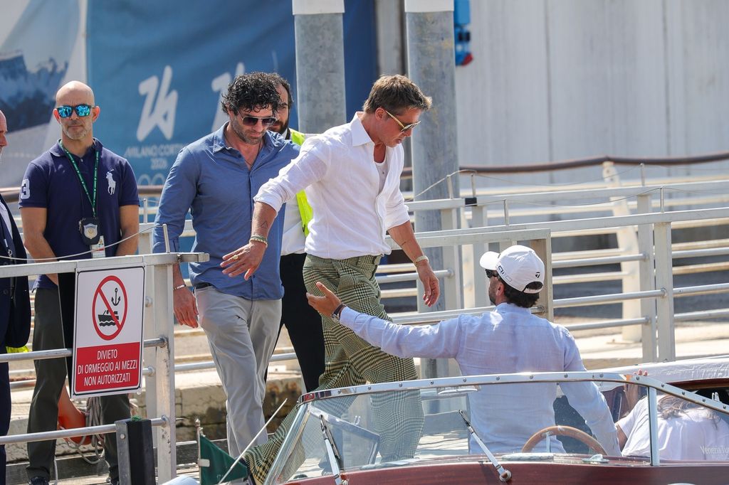 Brad Pitt, Inés de Ramón 