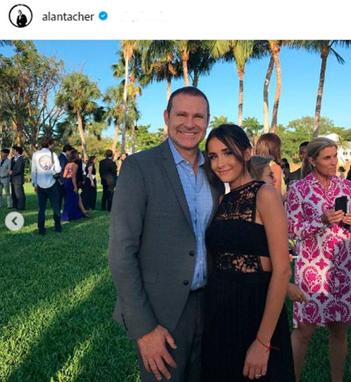 Alan Tacher y su hija mayor