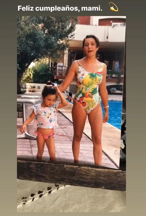 Sara Carbonero con su madre
