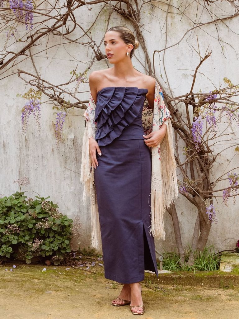 Look de invitada de Deluem