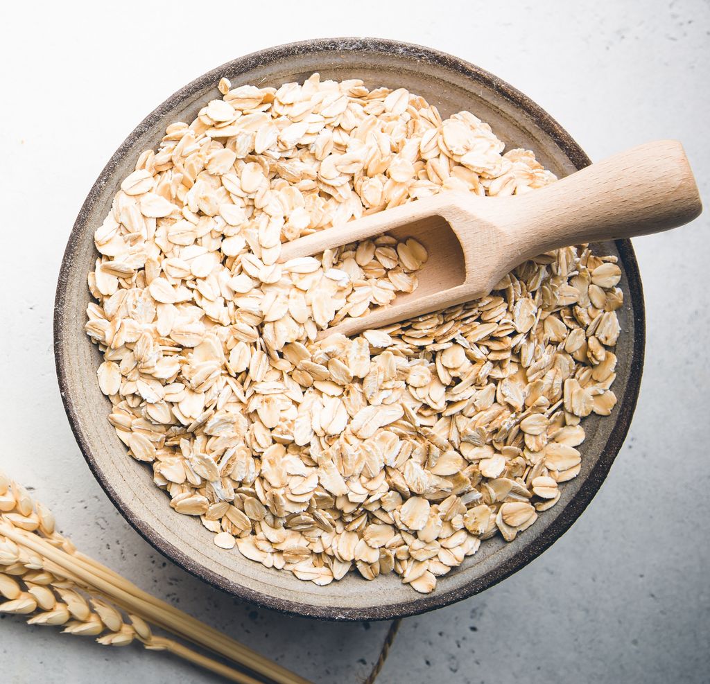 Copos de avena.